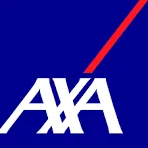 logo for AXA, a major French multinational insurance corporation.